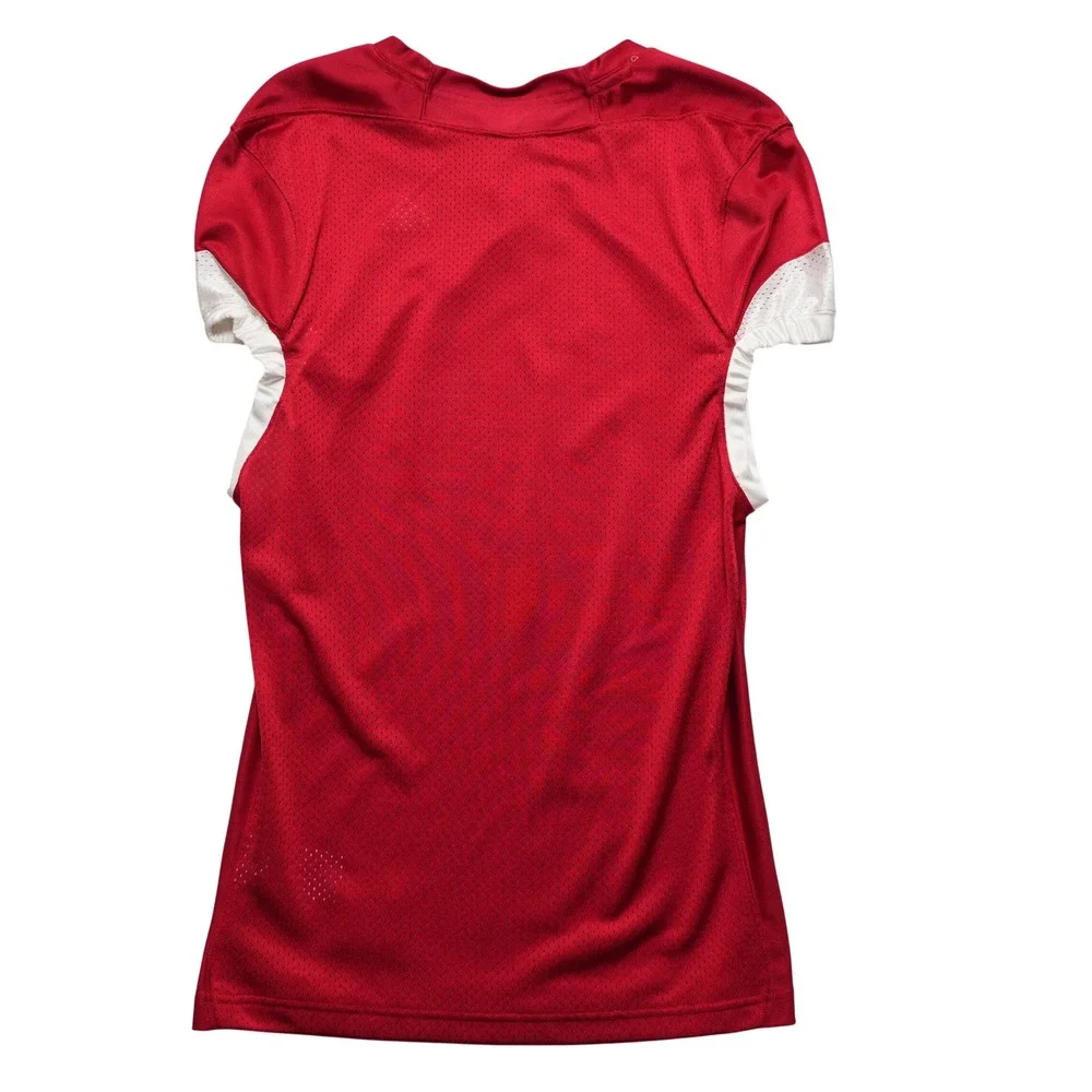 Adidas Football Practice Jersey Mens S‎ Red White H63668 Mesh Training
